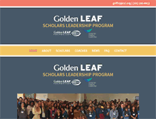 Tablet Screenshot of goldenleafleaders.com